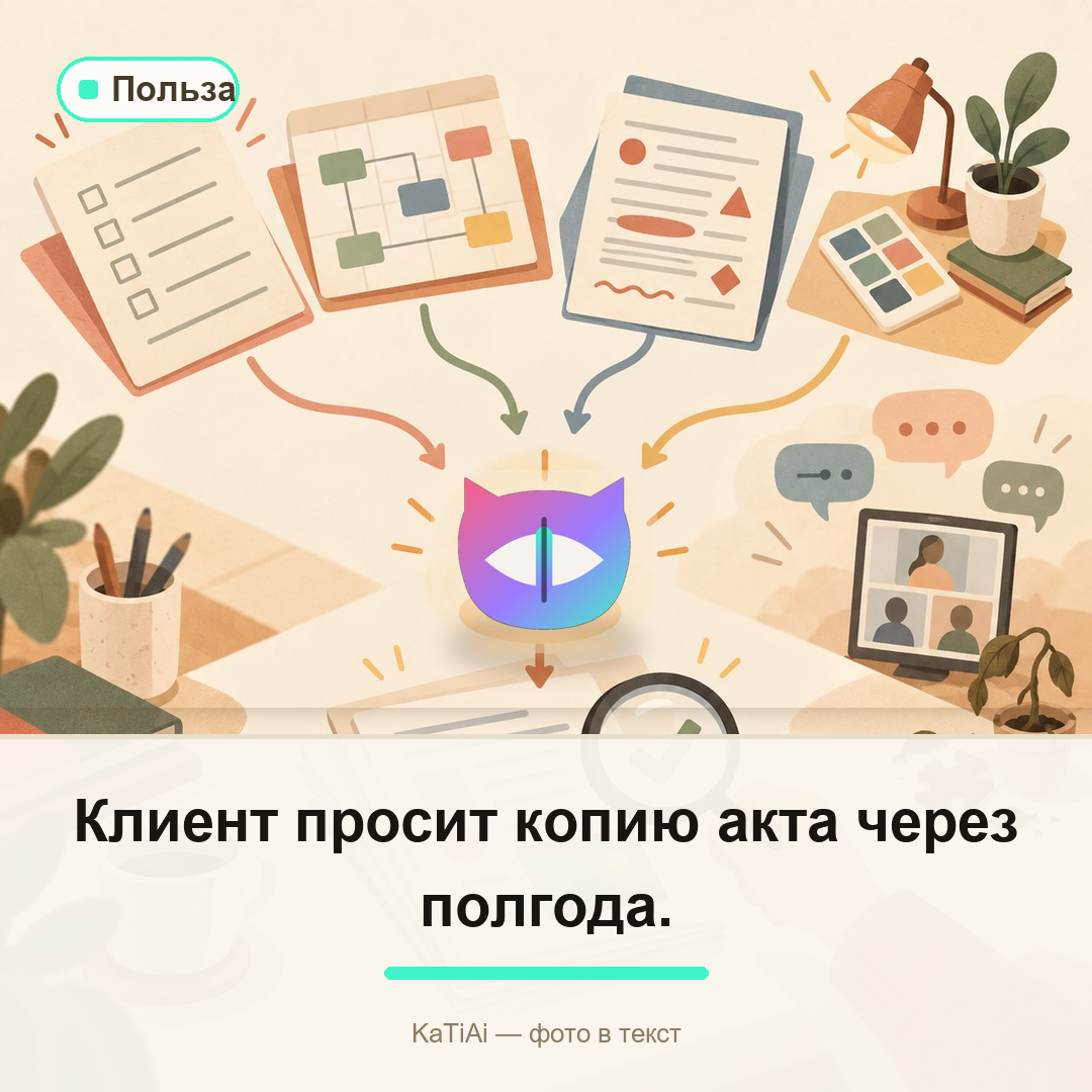«Пришлите копию акта» — и вы её не находите
