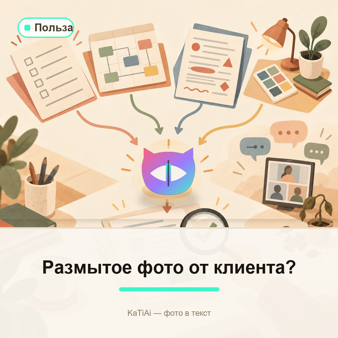 Размытое фото от клиента?